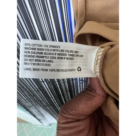 Wild Fable Camel Sleeveless Bodycon Mini Scoop Neck Dress Size L or Large - Picture 5 of 7